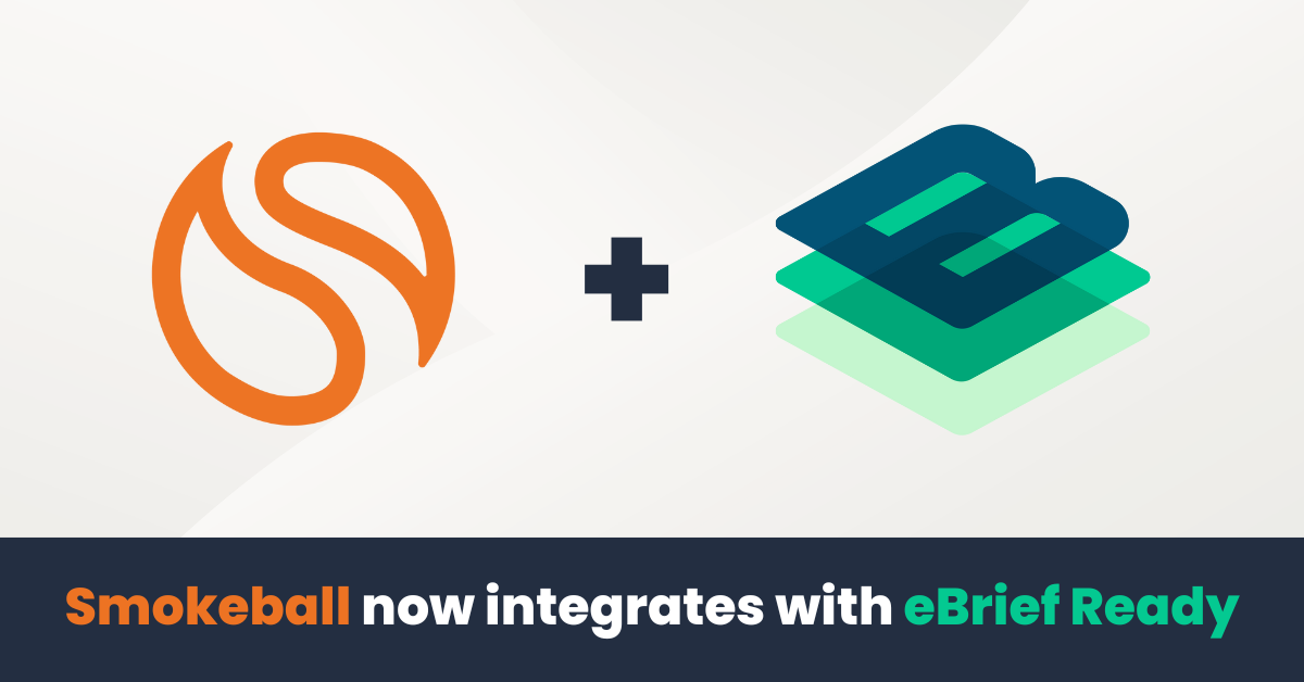 Smokeball joins forces with eBrief Ready