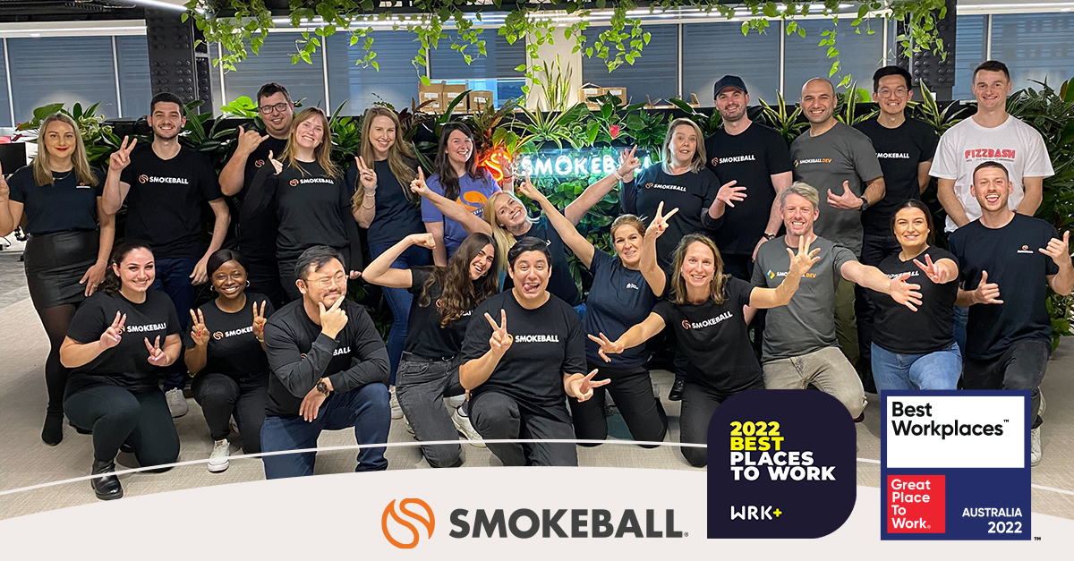 Smokeball Makes the Podium with WRK+ and Great Place to Work Listings
