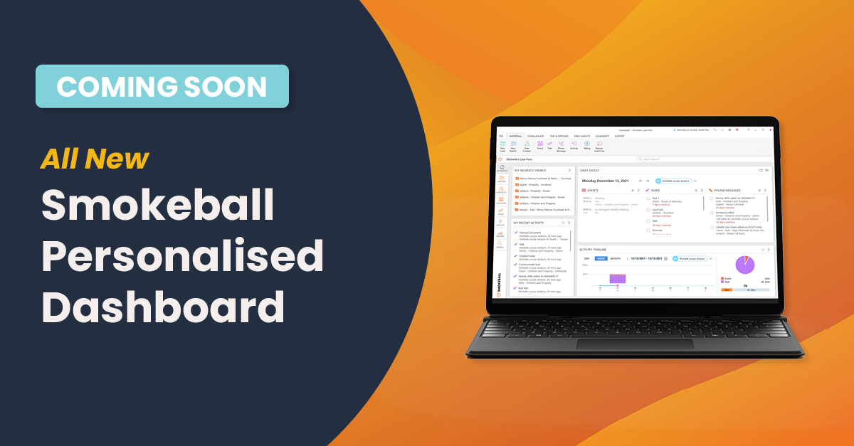 Introducing the All-New Smokeball Dashboard
