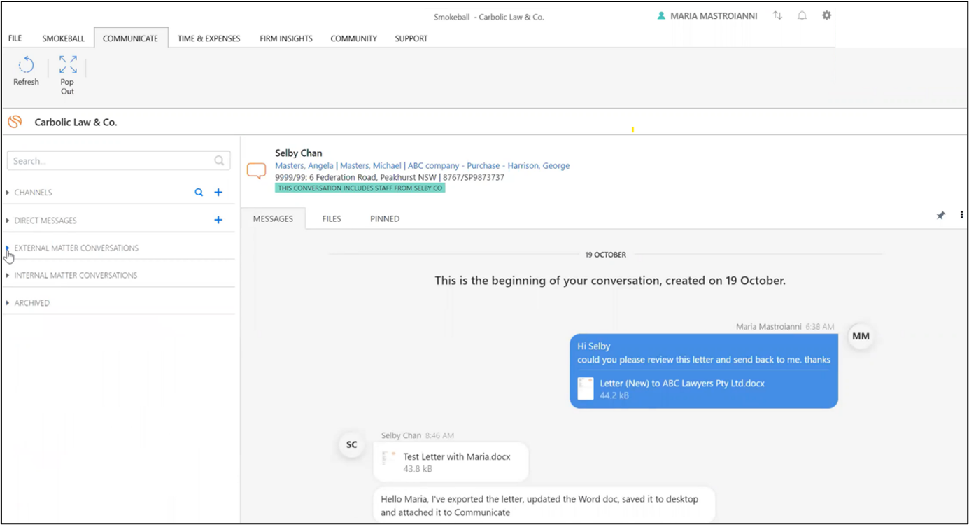 secure messaging and file sharing for lawyers