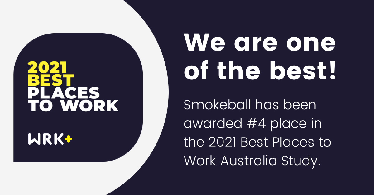 Smokeball Awarded Best Place to Work 2021