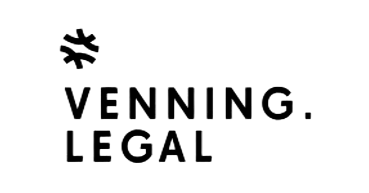 Venning Legal logo with stylized broken circle symbol above the text.