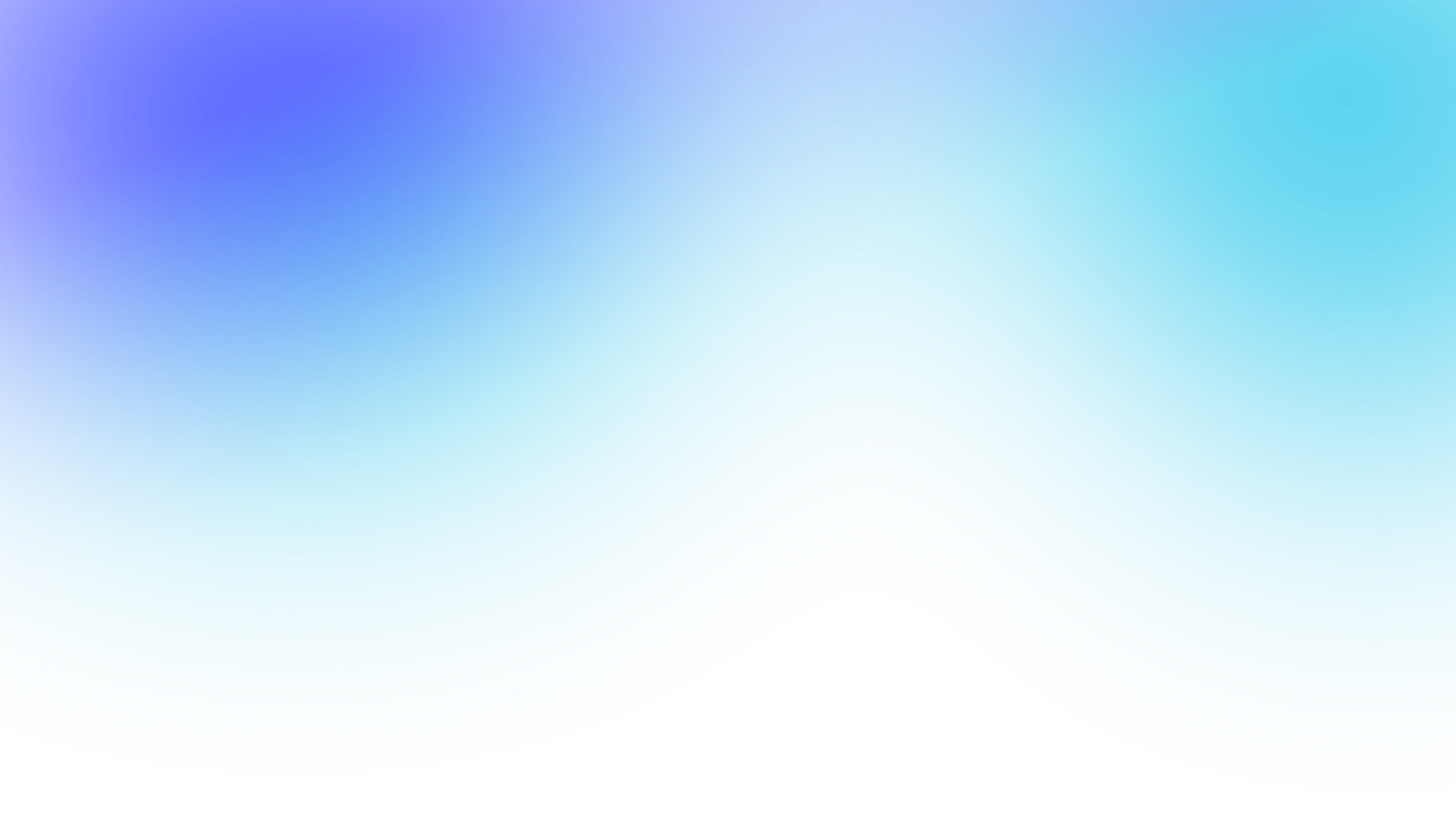 Abstract blue gradient background with smooth curved shapes blending shades of blue and cyan.