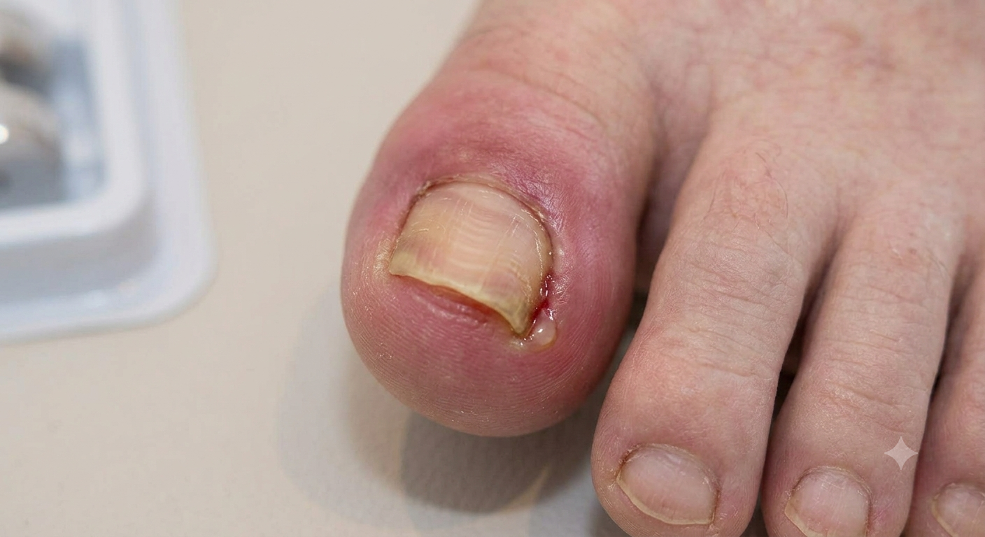 Ingrown toenails and nail maintanance