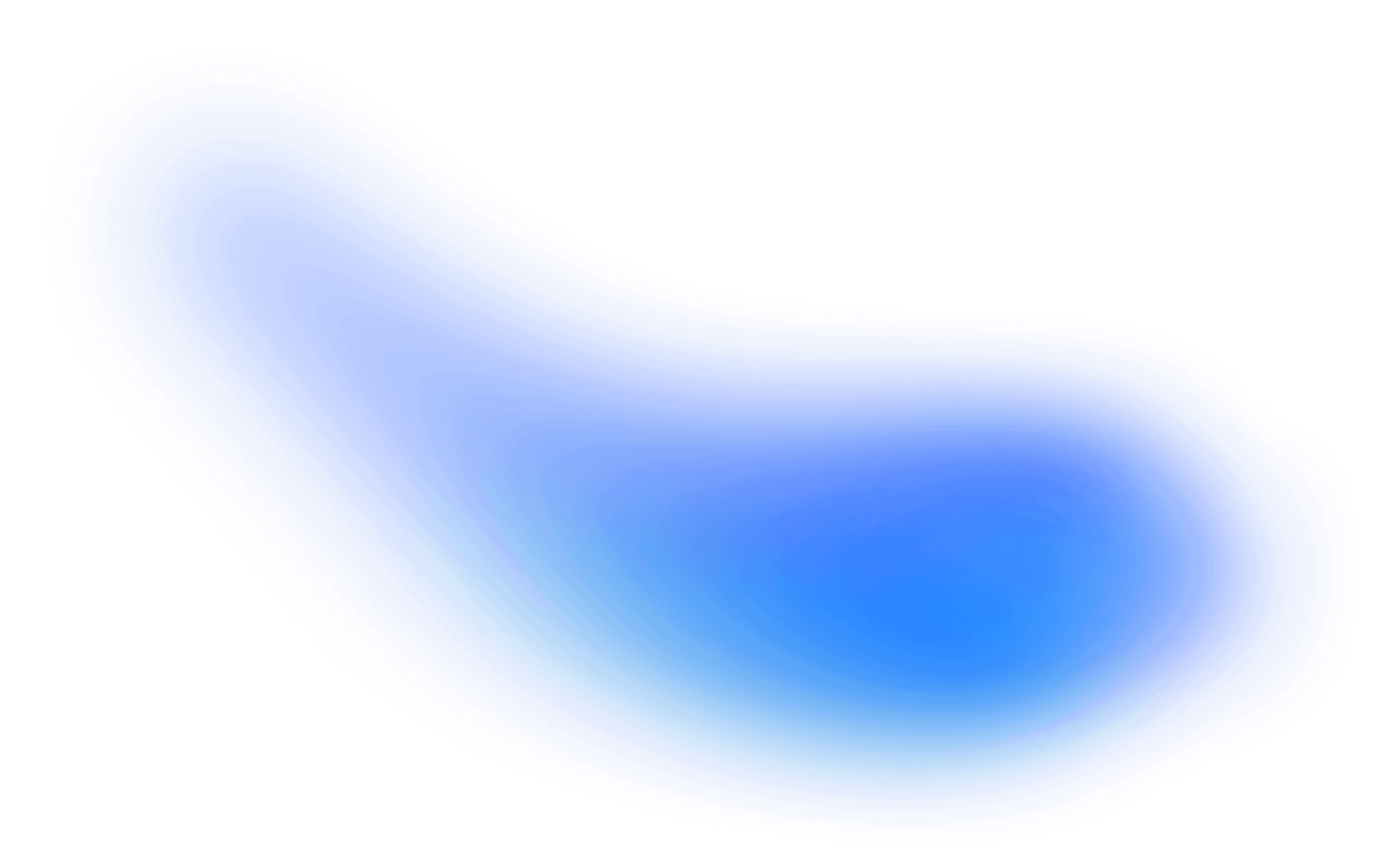 Trailing Blue Light Comet Streak Across Dark Background TerminalAI Webflow Template | BRIX Template