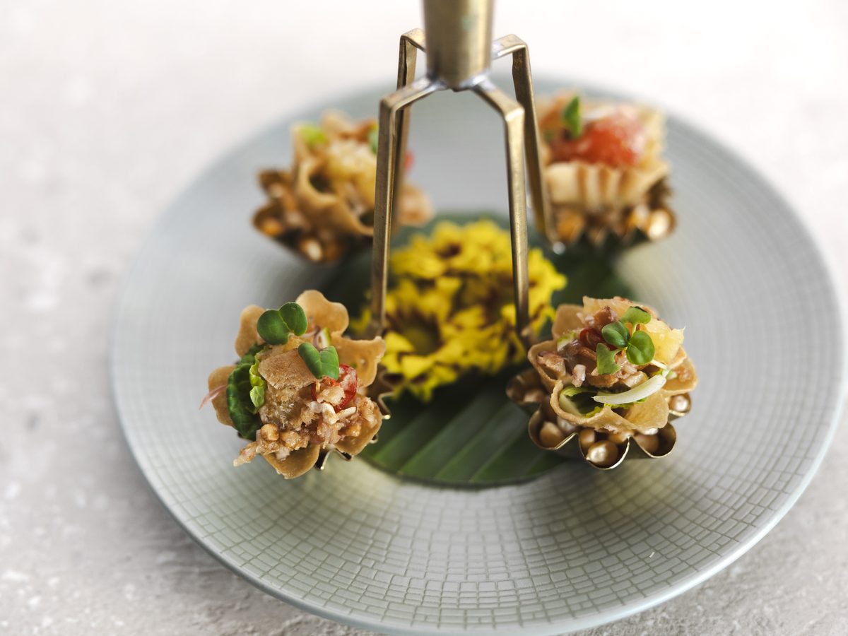Miang khum som tartlets, Anaalā Valletta