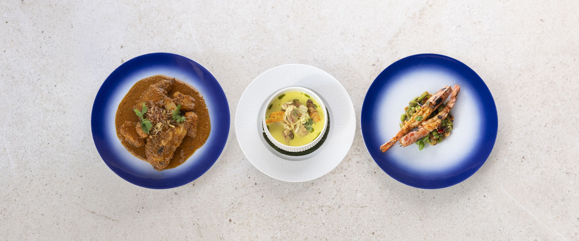 Anaalā Coast menu dishes from above
