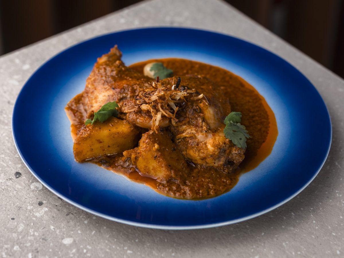 Gaeng massaman, rabbit leg massaman curry, Anaalā Valletta
