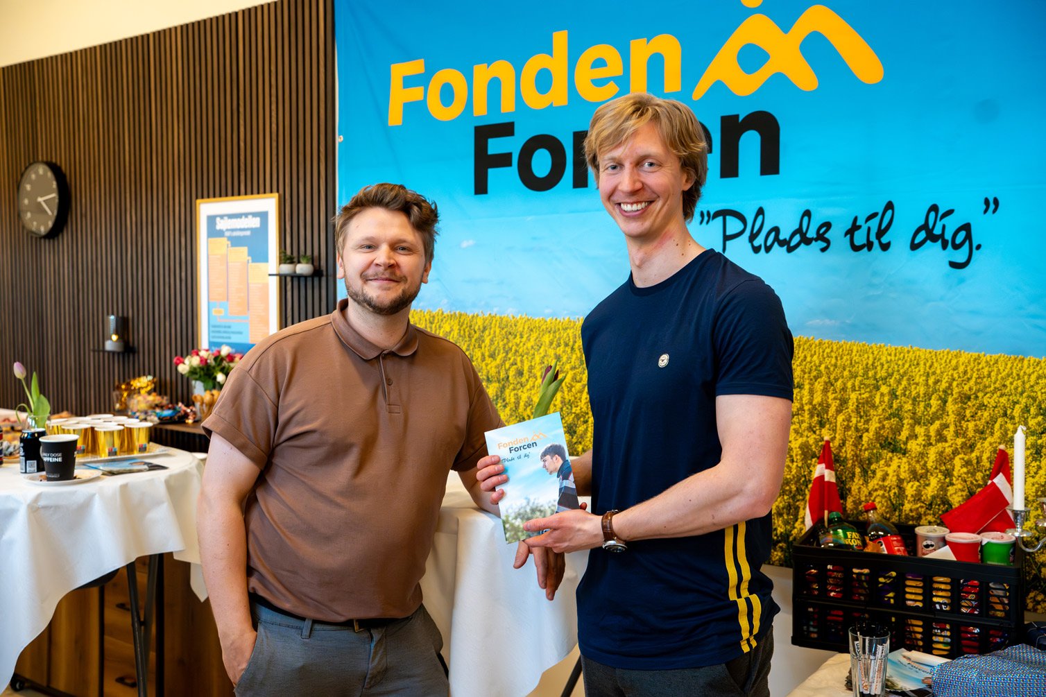 Jonas og Kasper fra Atjou hos Fonden Forcen