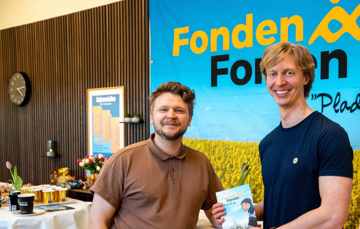 Jonas og Kasper fra Atjou hos Fonden Forcen