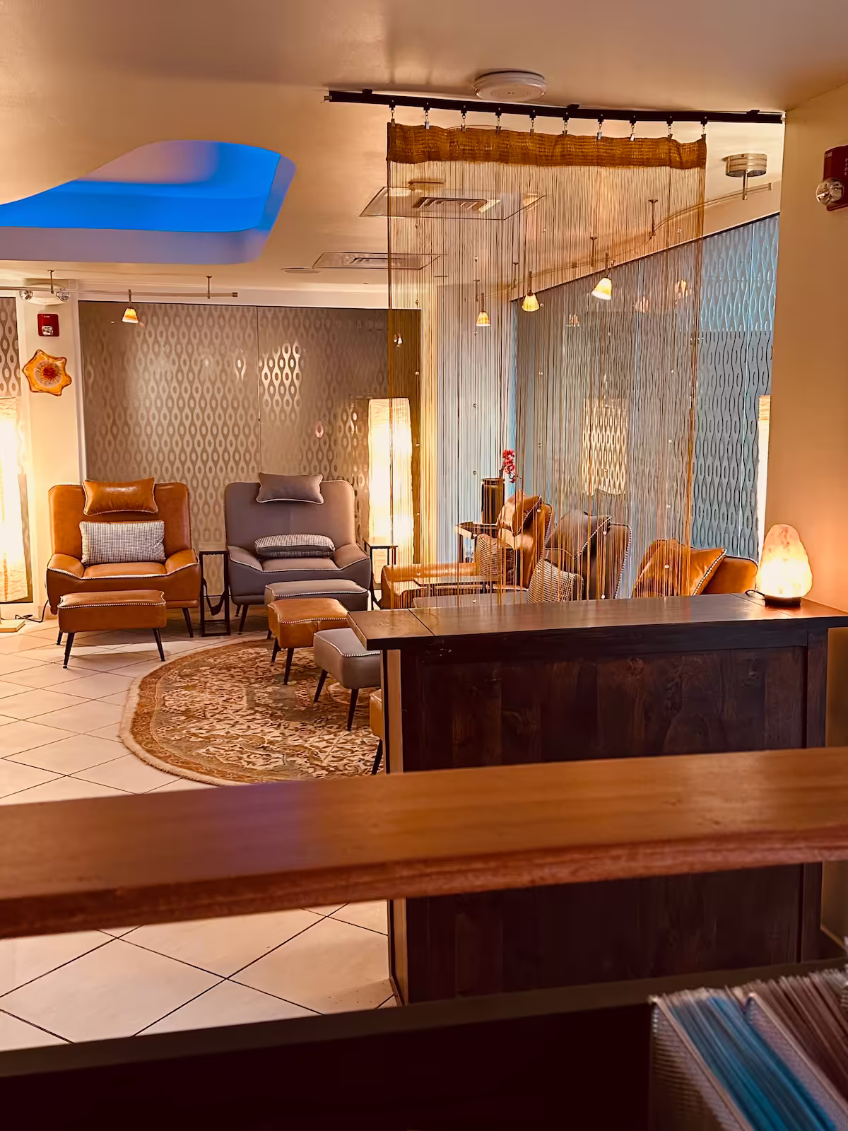 Reception interior at DASA Spa inside the Hyatt Regency San Antonio