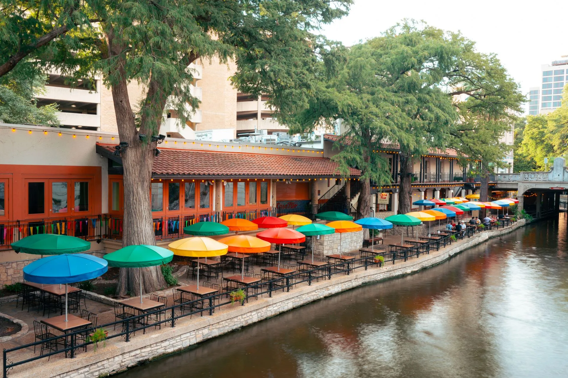 The San Antonio Riverwalk steps from DASA Spa at the Hyatt Regency