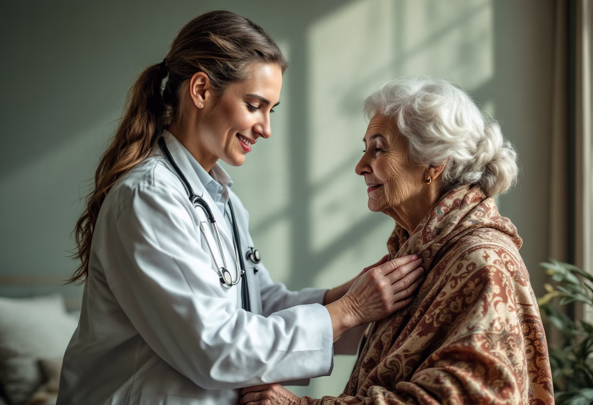 image of a doctor with a patient
