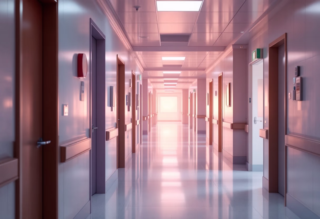 [background image] image of a busy hospital corridor