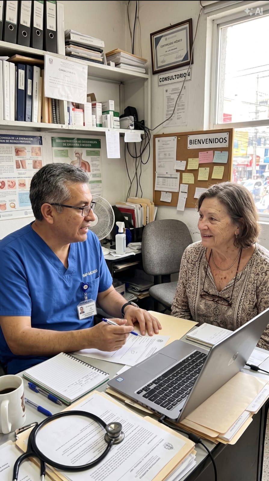 image of a doctor with a patient