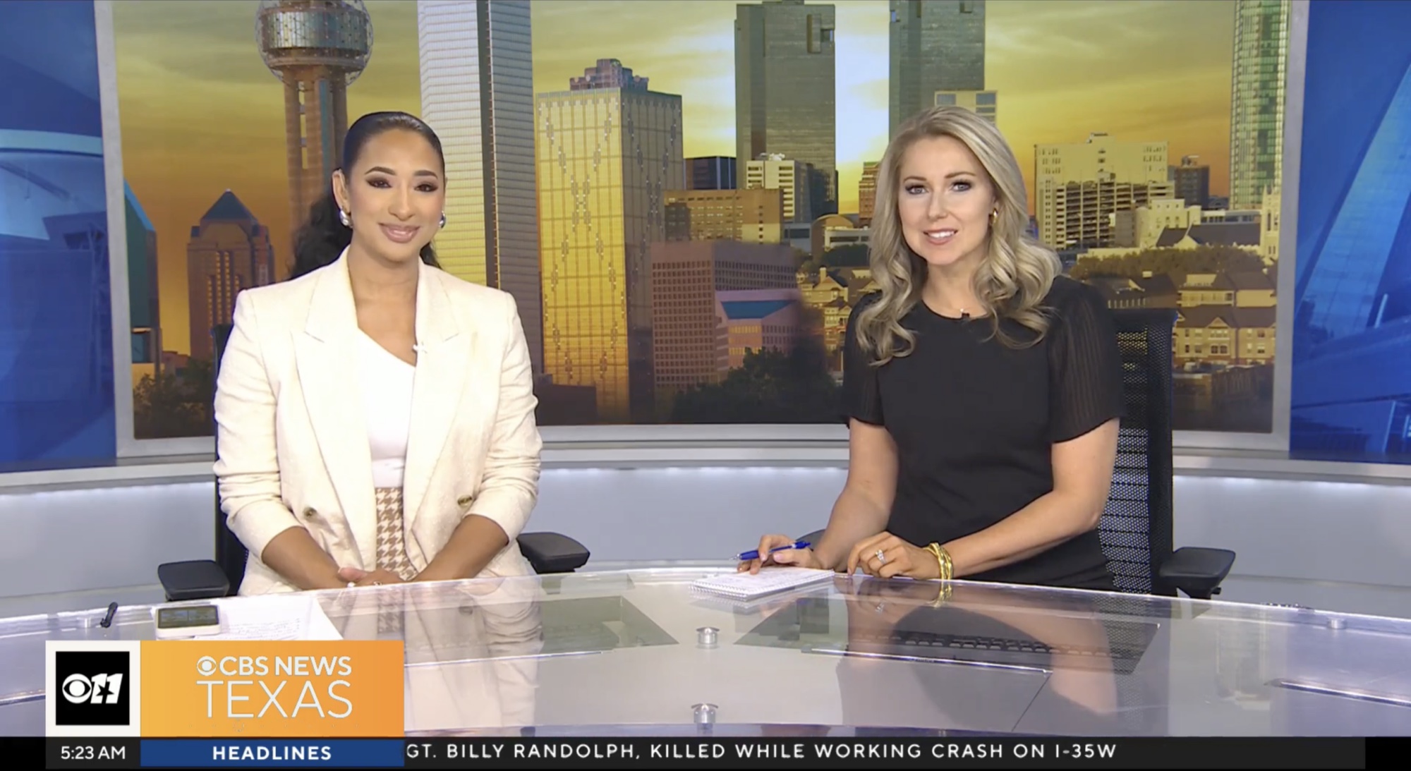 Dr. Matt Otteman and Dr. Emily Heisey on CBS Texas