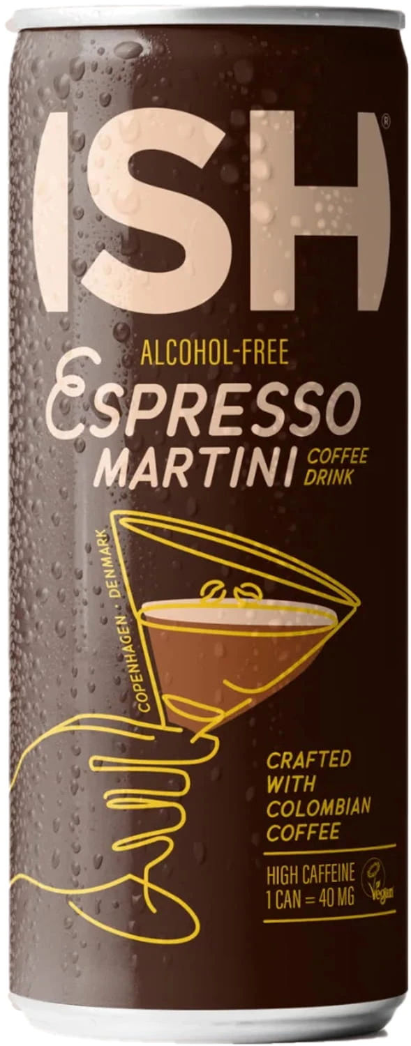 ISH RTD espresso martini - 0,0% (tray of 12 cans)