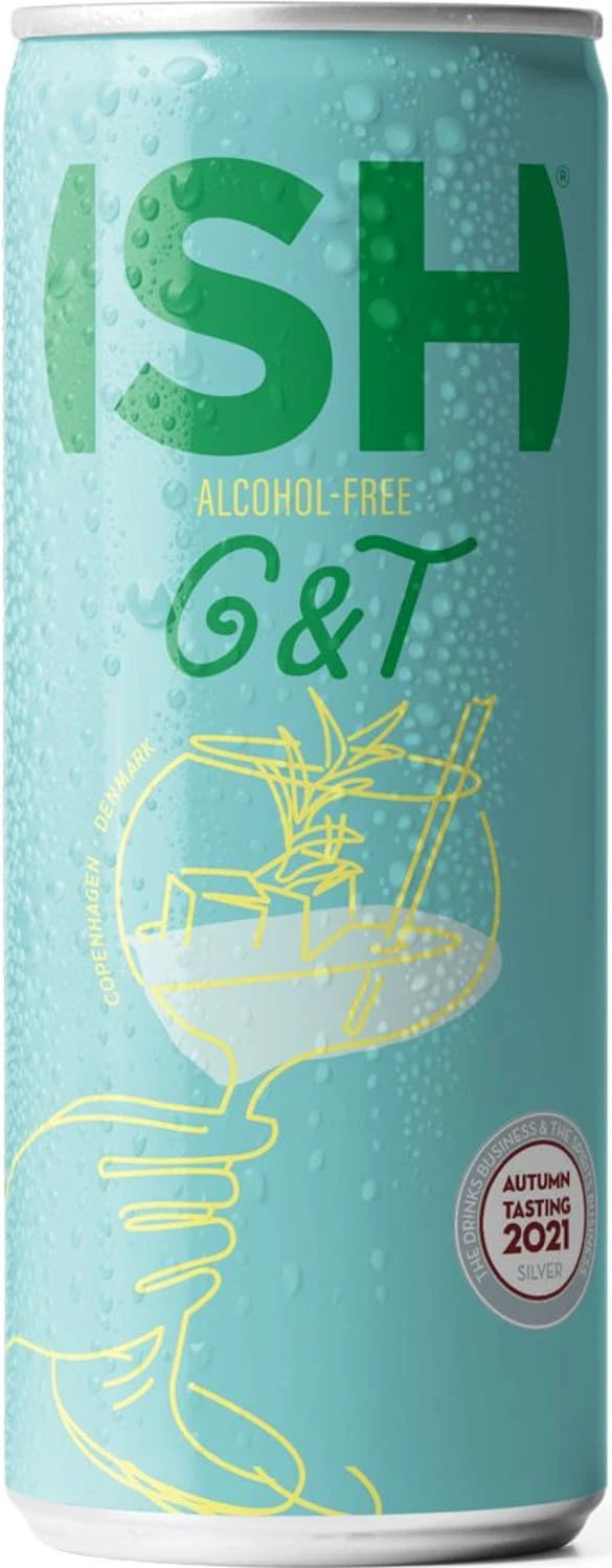 ISH RTD G&T - 0,0% (tray of 12 cans)