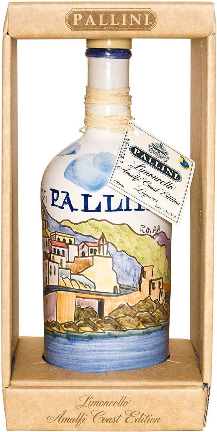 Pallini Limoncello Amalfi Coast Edition 28°-50 cl Luxe porseleinfles