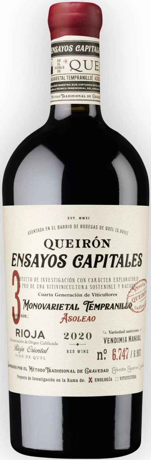 Bodegas Ontañón Queirón Ensayos Cap3 Asoleado D.O.Queirón