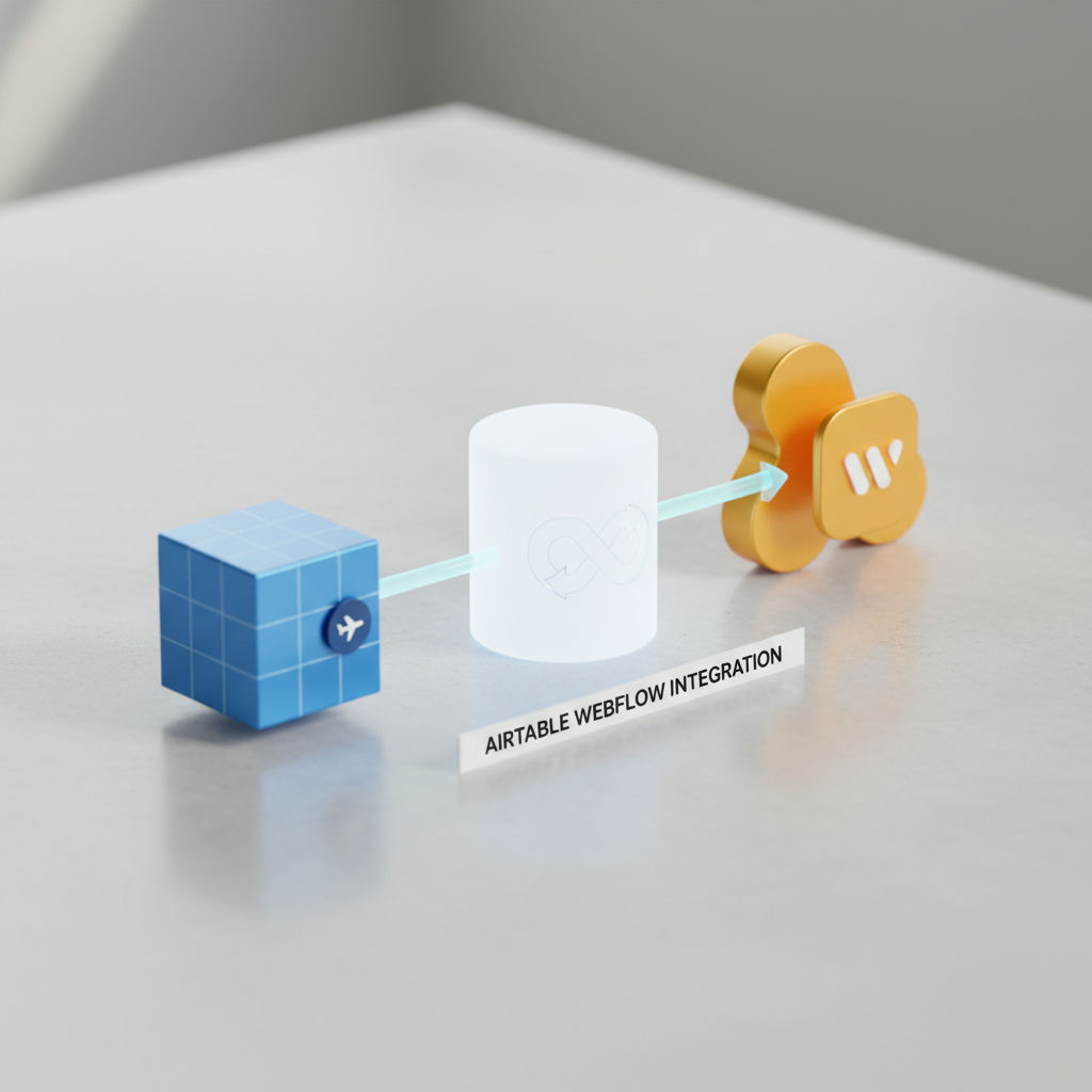 Illustration pour Intégration Airtable Webflow : le guide complet de configuration