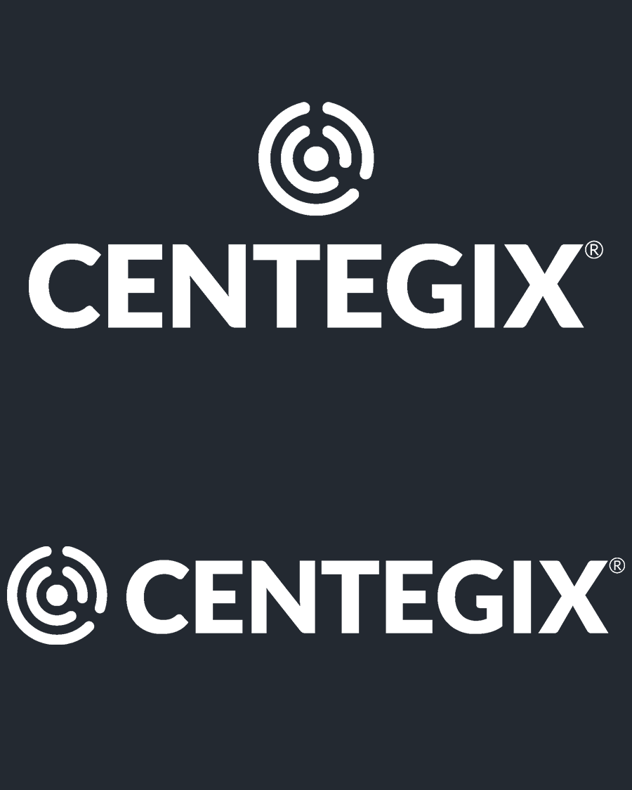 White logo