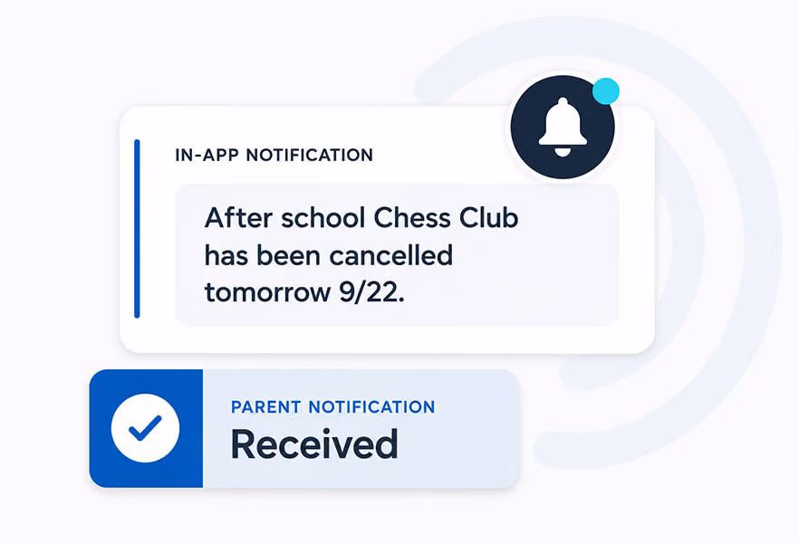 School Messaging live facility map