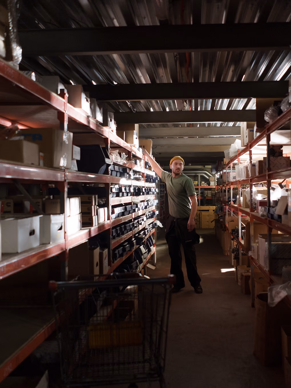 Merchdrop fulfillment center in Chatsworth, California