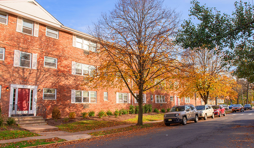 Brookside Apartments view from the street