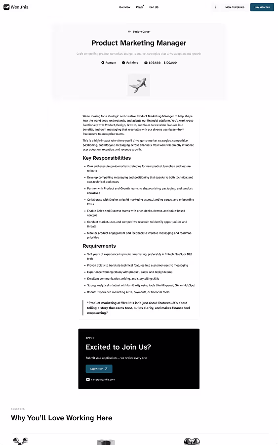 Career Details Page Preview