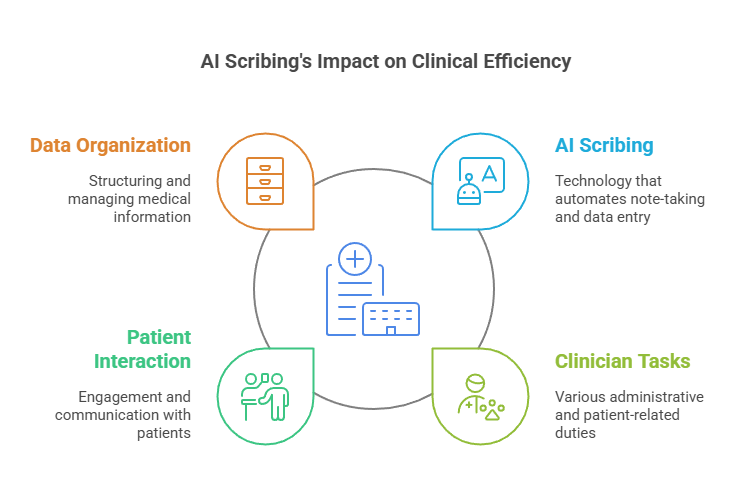 Driving efficiency in clinical practice with AI scribing