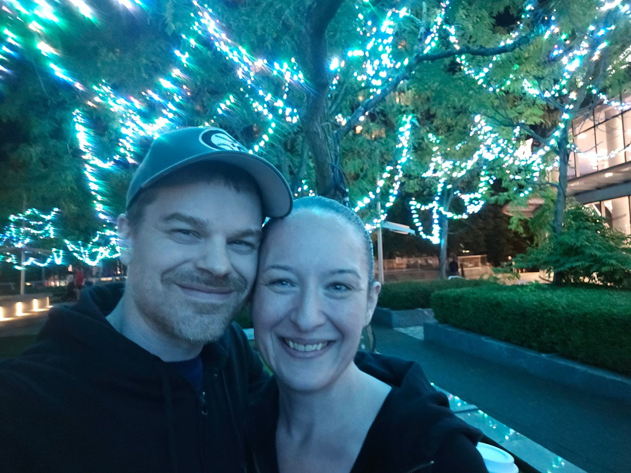 Richard and Kimberley exploring downtown Vancouver with family 2024