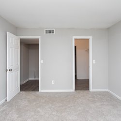 Bedroom with large closet