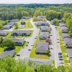 Aerial view of property