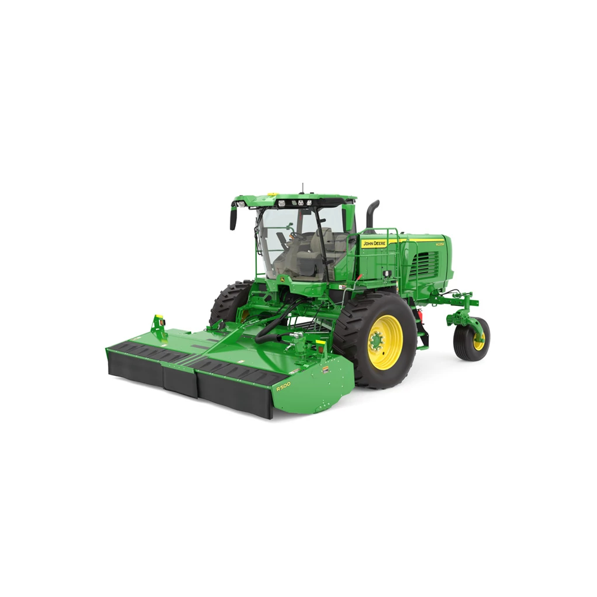 Front left studio rendering of W235R Self Propelled Windrower