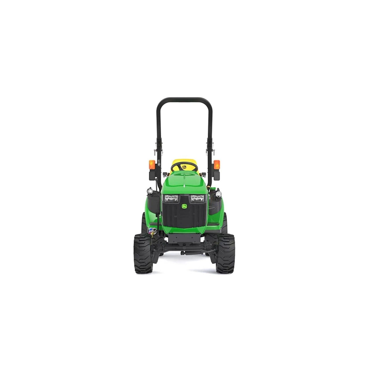 Studio image with a front view of 1025R Tractor Sub-Compact Tractors
