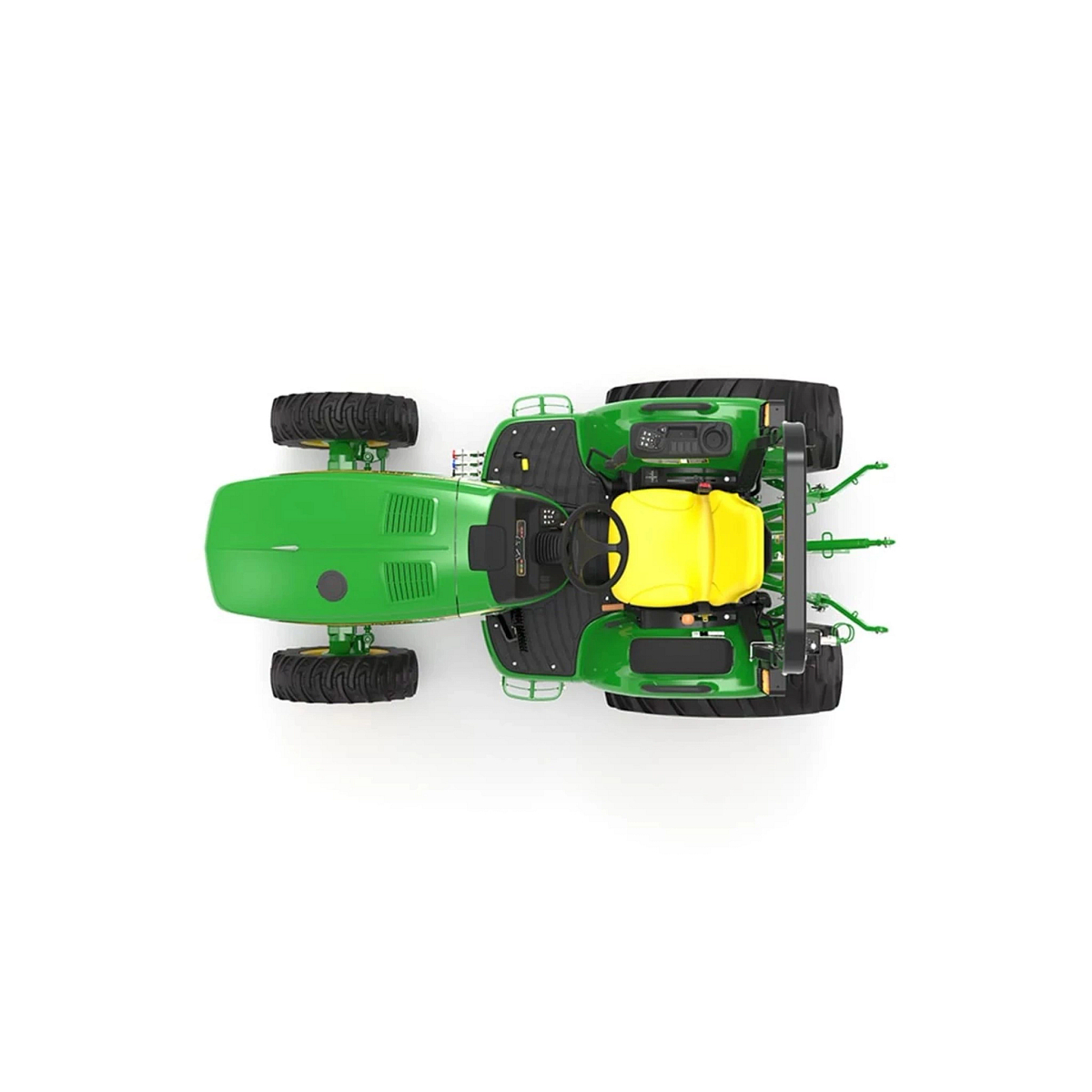 Studio image with a top view of 3046R Compact Tractor