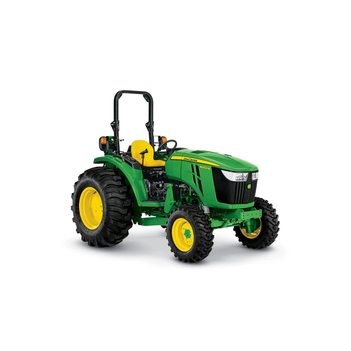 Studio image of a 4052M Compact Tractor front right view