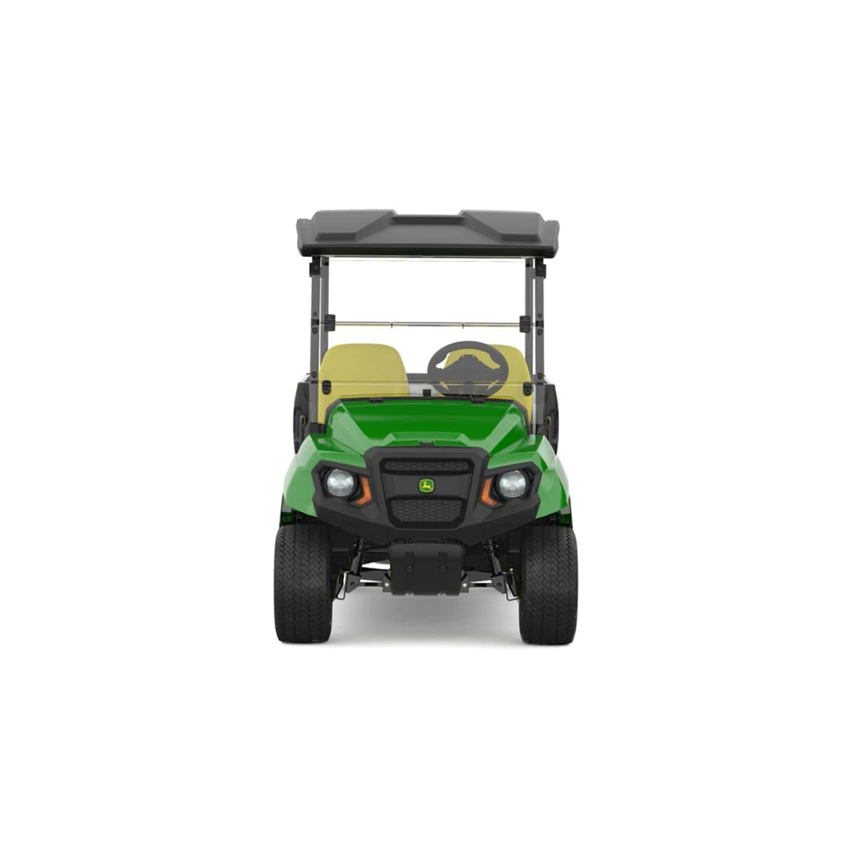 Studio image with a front view of a GS Electric Utility Vehicle