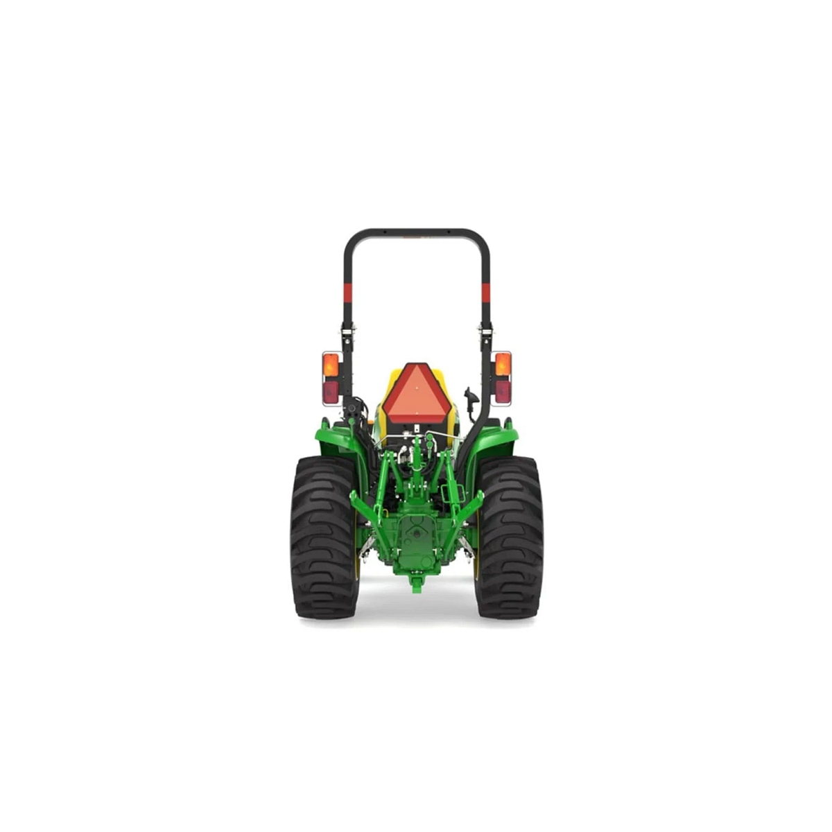 Studio image with a rear view of 3039R Compact Tractor