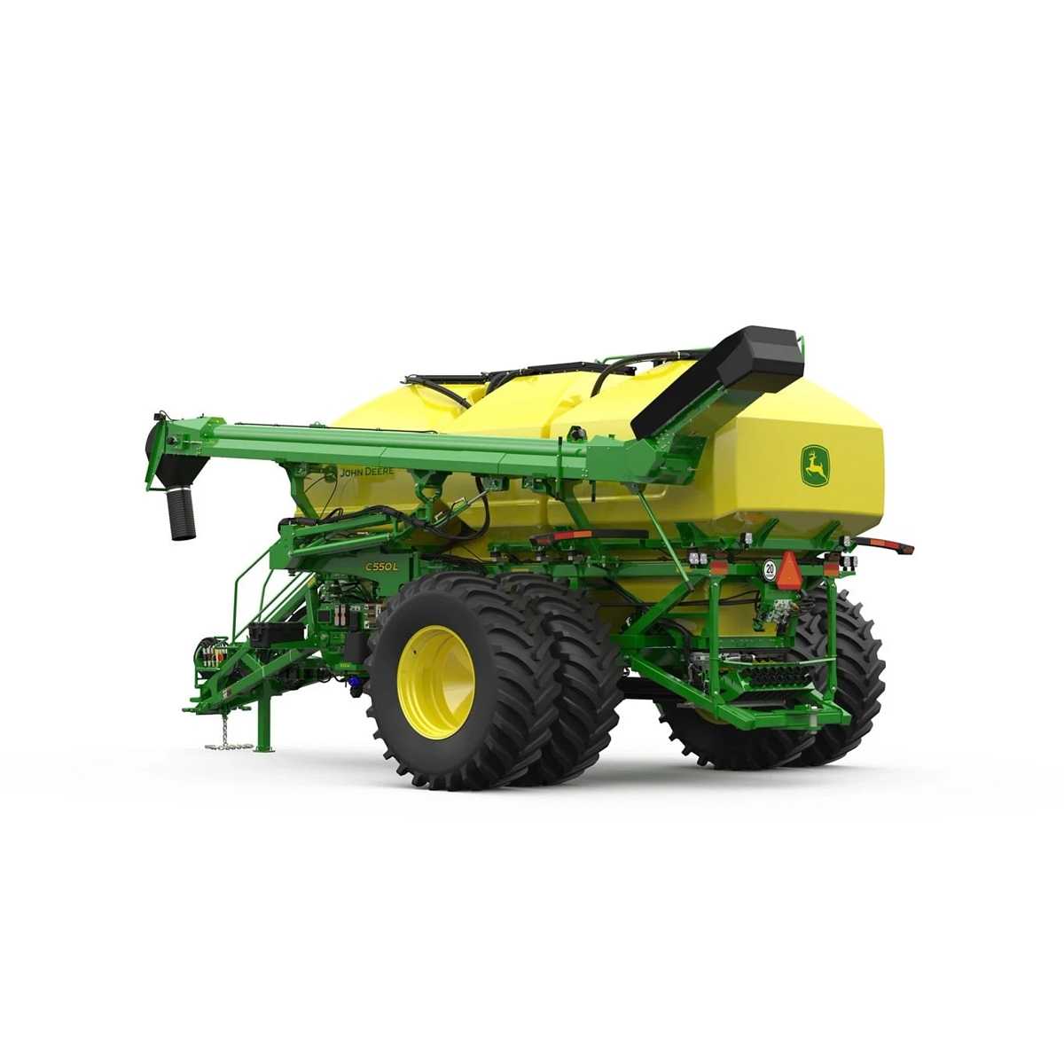 Studio image with a rear view of Seeding Equipment C550L Leading Air Cart