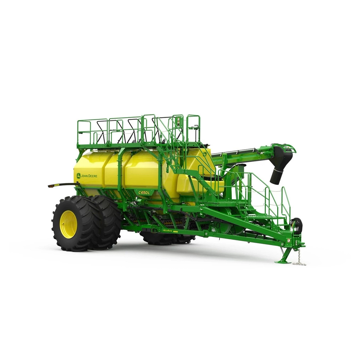 Studio image with a front view of Seeding Equipment C650L Leading Air Cart