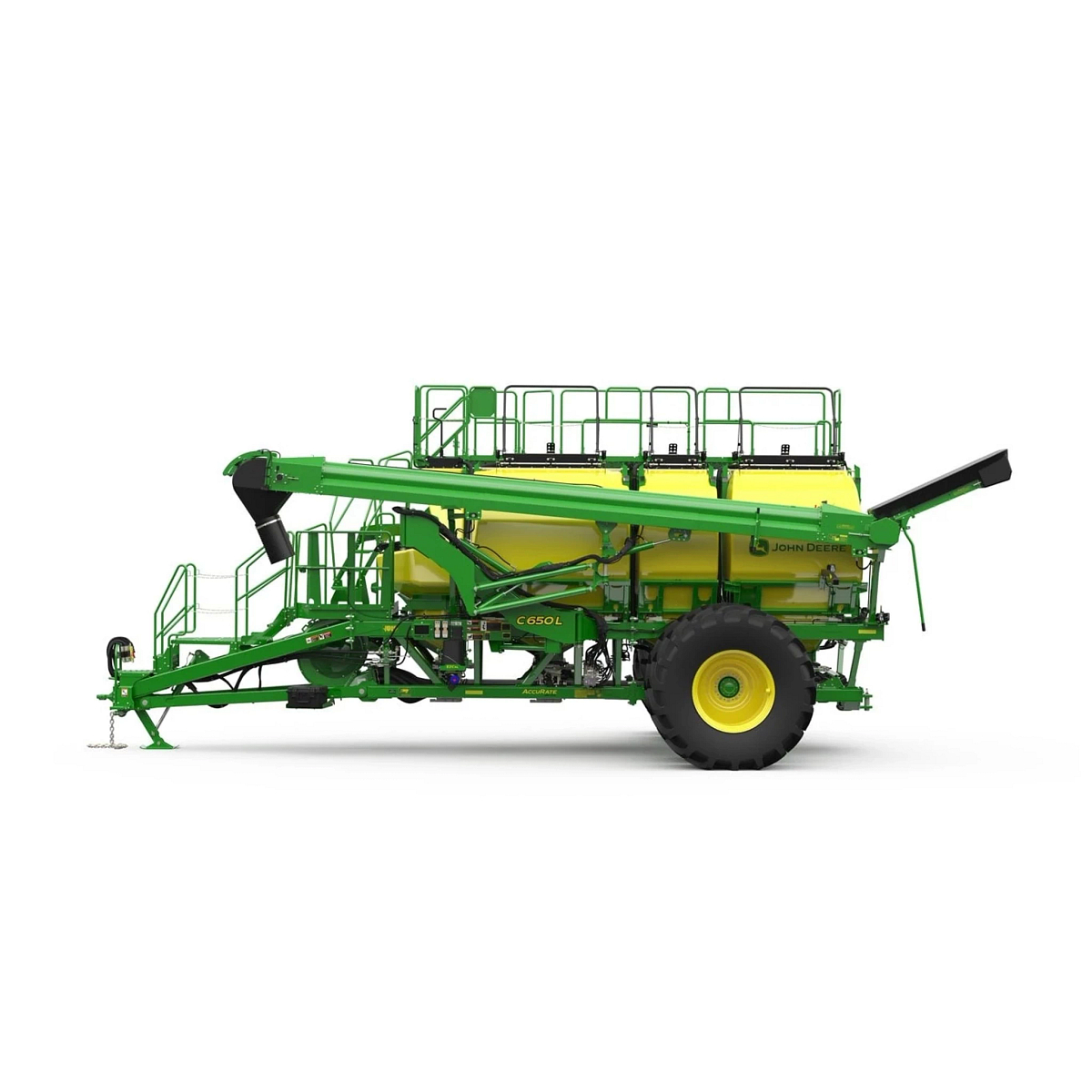Studio image with a left view of Seeding Equipment C650L Leading Air Cart