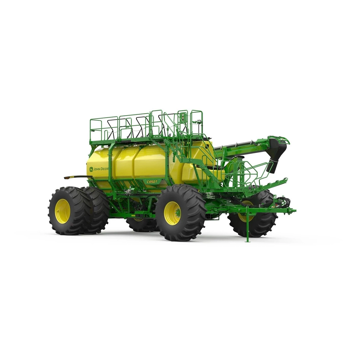 Studio image with a front view of Seeding Equipment C650T Trailing Air Cart