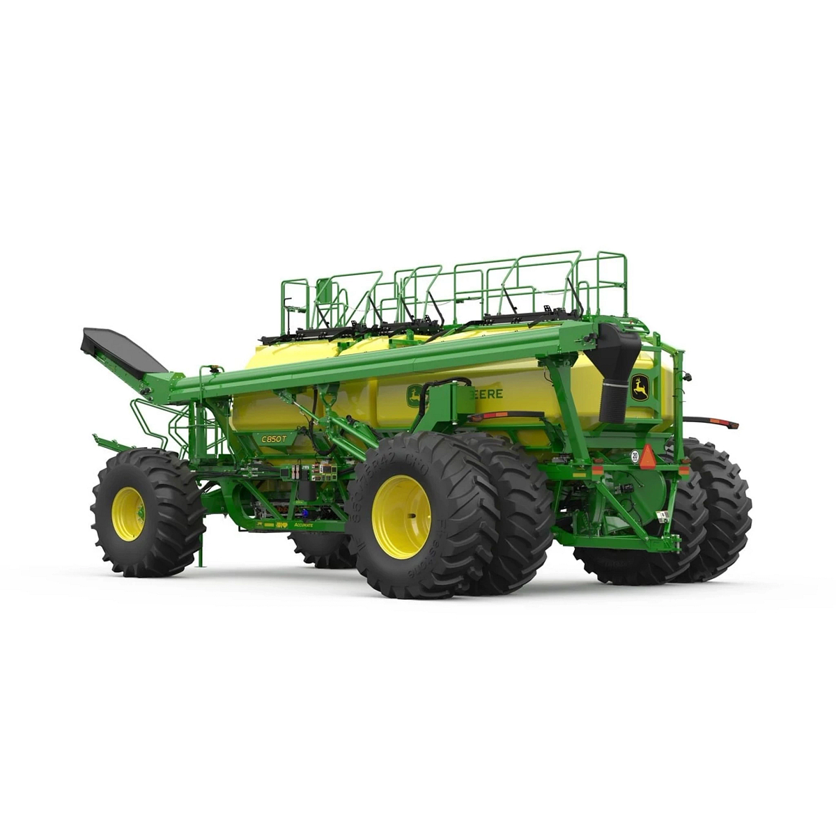 Studio image with a rear view of Seeding Equipment C850T Trailing Air Cart