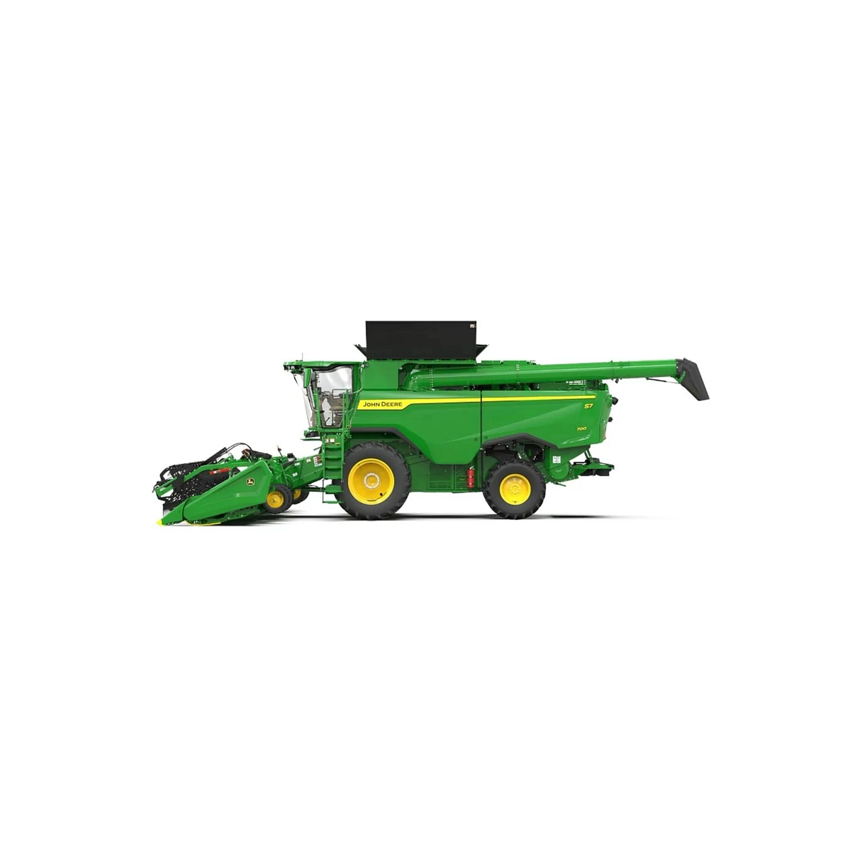 Studio image with a right view of an S7 700 Combine