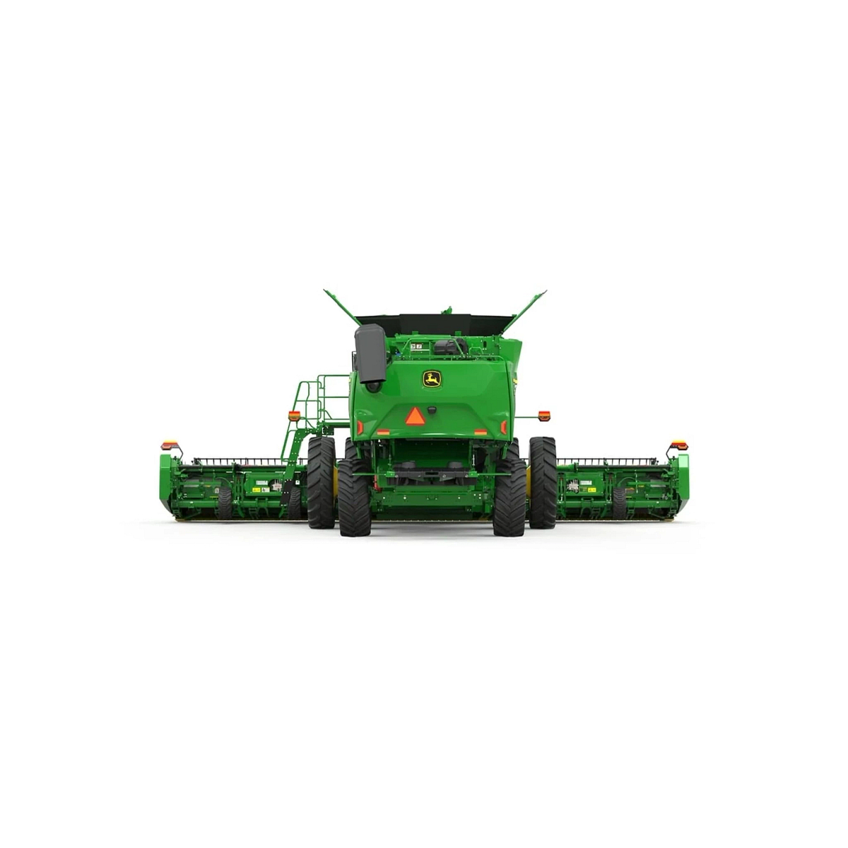 Studio image with a rear view of an S7 700 Combine