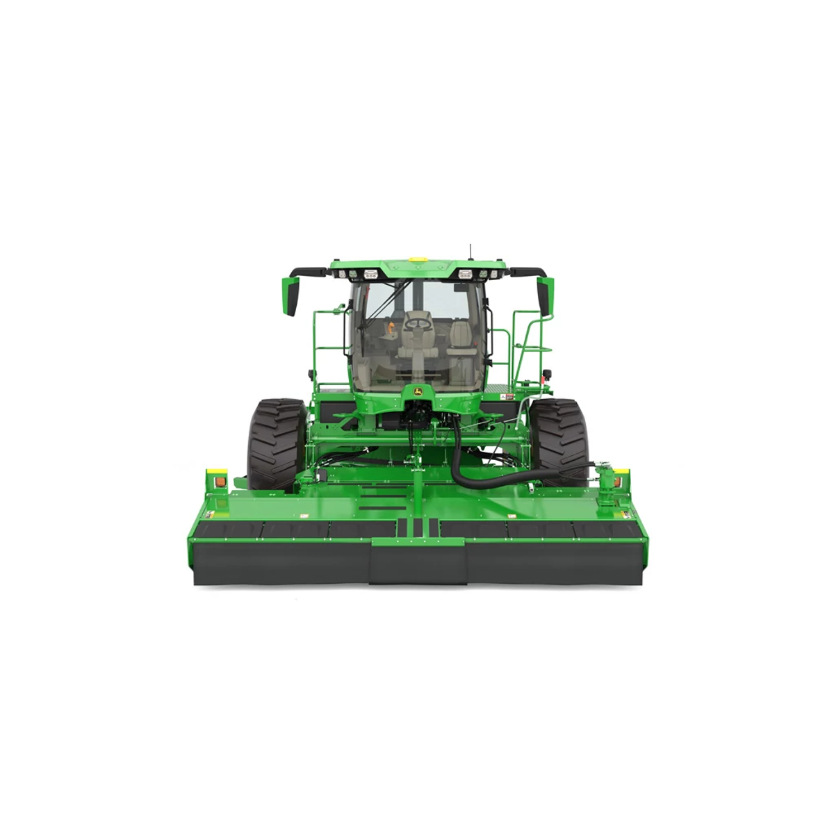 Front studio rendering of W235R Self Propelled windrower