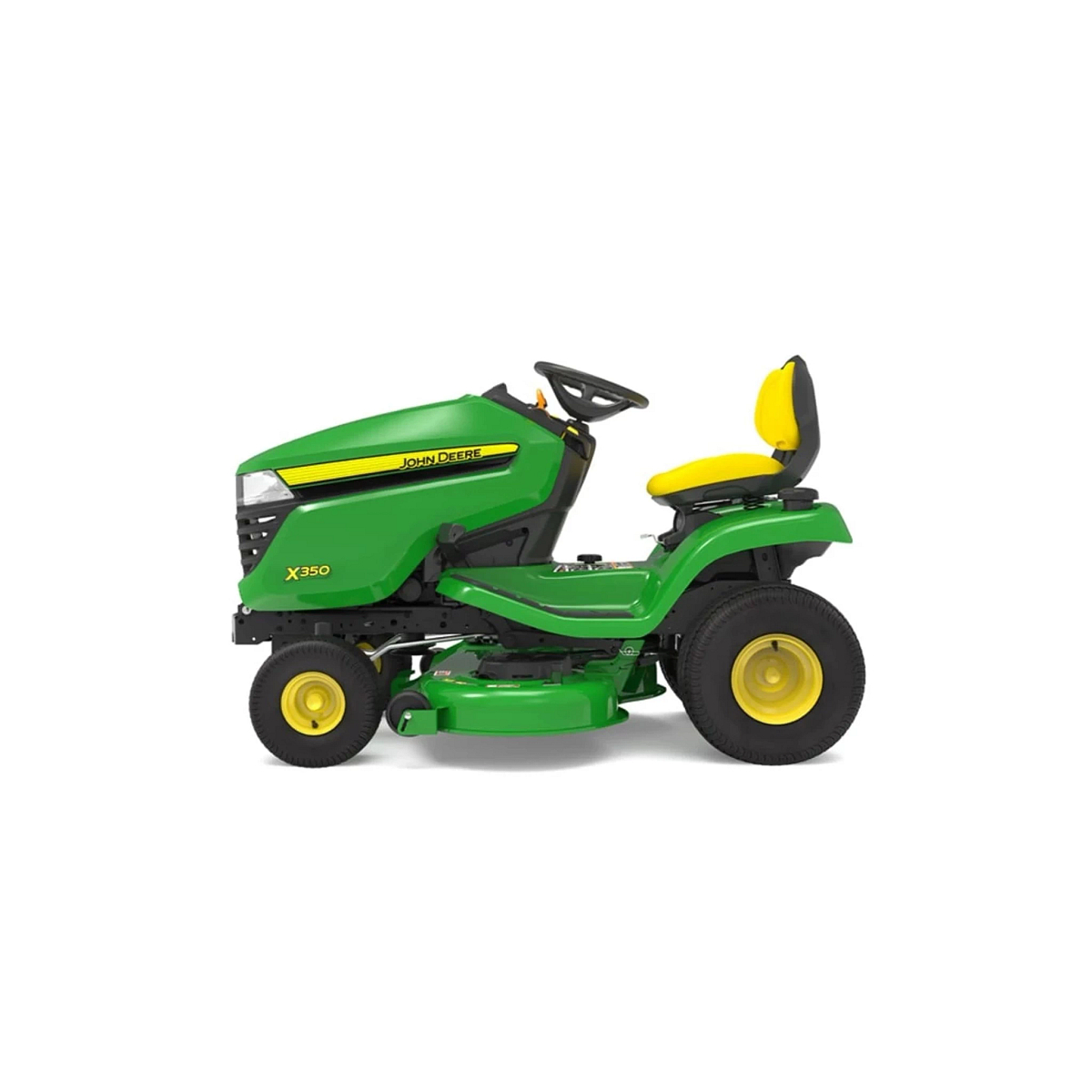 Studio image with a left view of X350 Select Series Lawn Tractor
