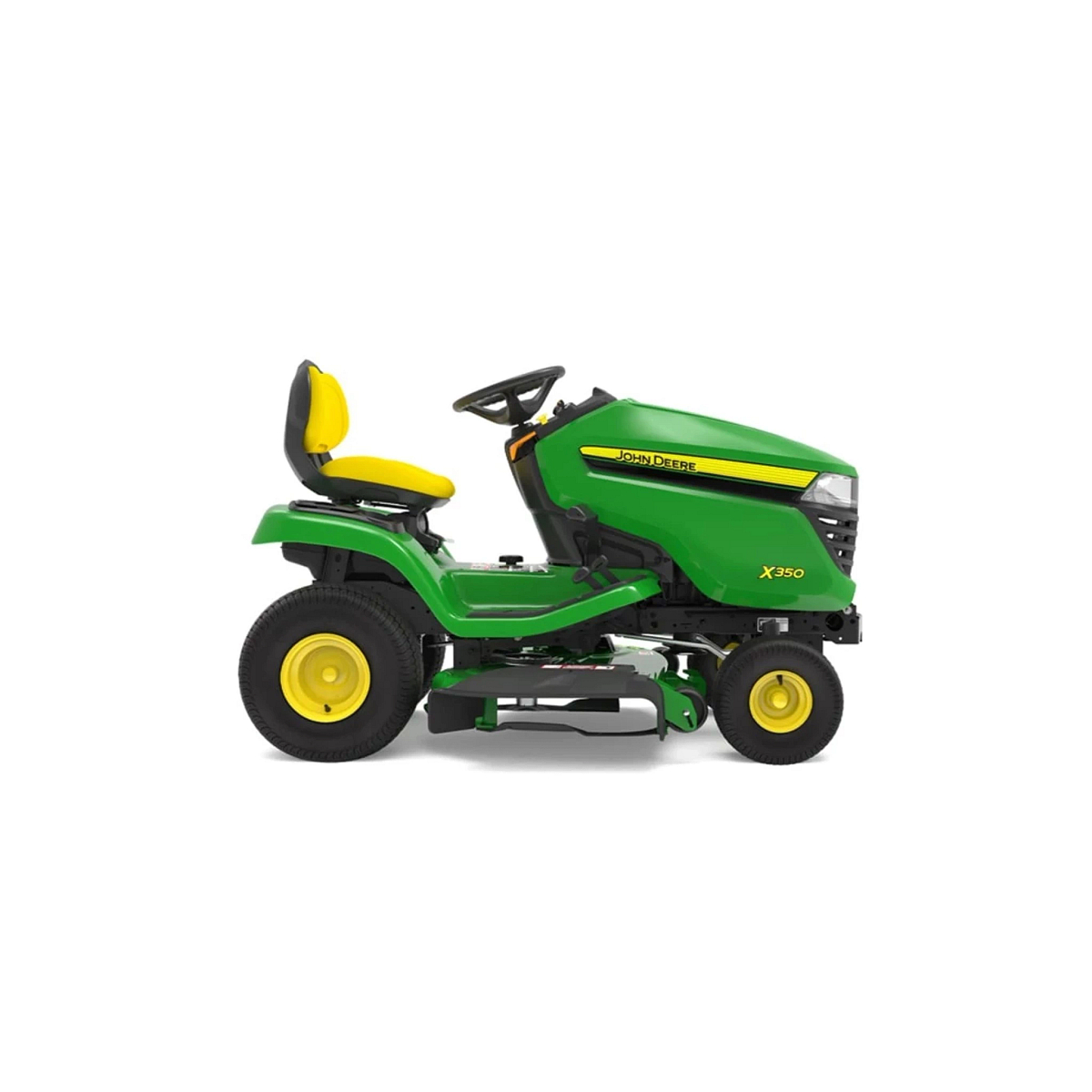 Studio image with a right view of X350 Select Series Lawn Tractor